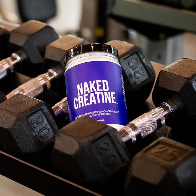 NAKED Pure Micronized Creatine Monohydrate – 200 Servings, 1,000g Bulk – Vegan, Non-GMO, Gluten &