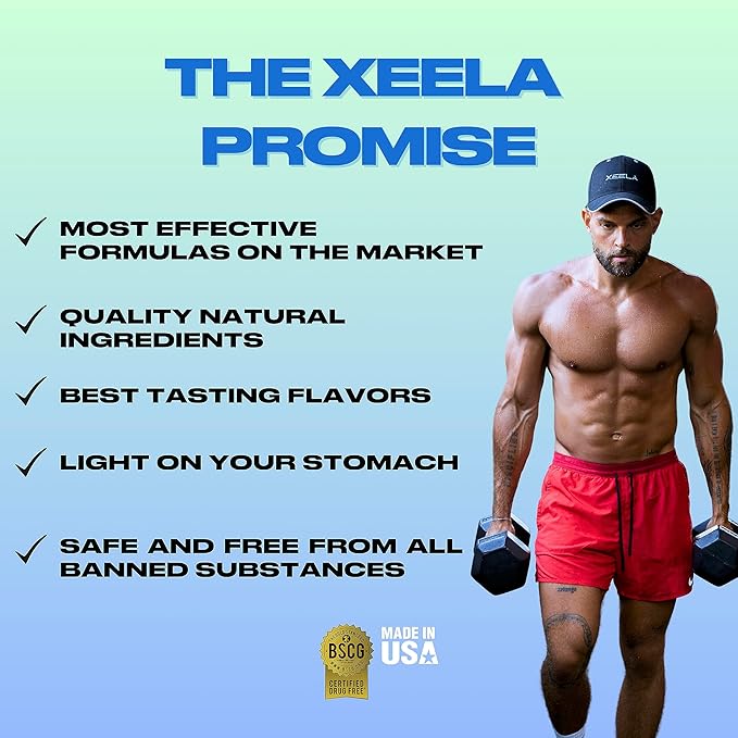 XEELA Plant Based Vegan Protein Powder - Independently Tested - 25g High Protein, Pea Protein for