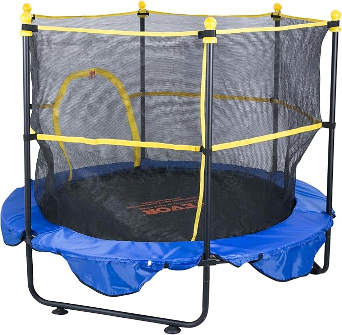 VEVOR 5FT Trampoline 50"/55"/56 * 35" for Indoor/Outdoor use for Toddlers, Foldable Mini Baby with