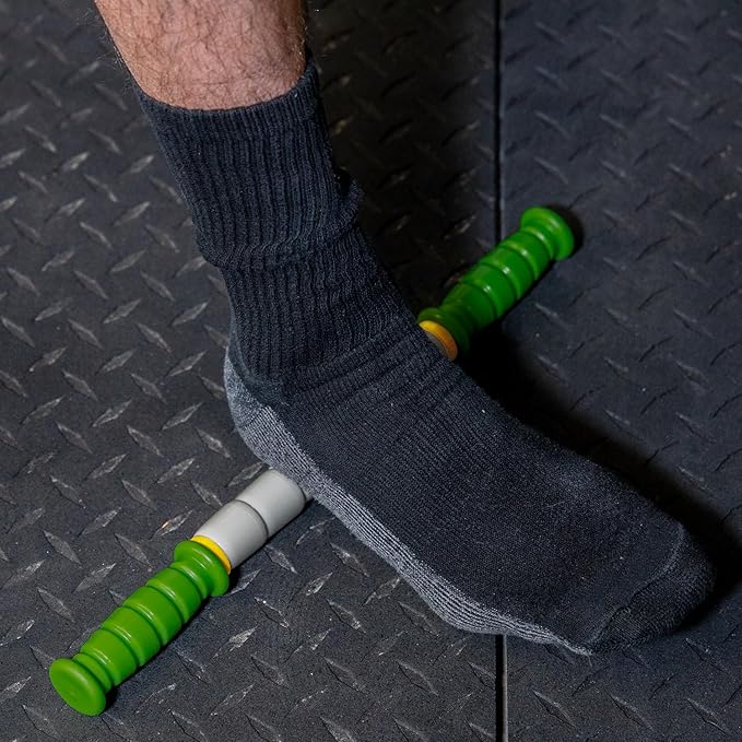 Massage Stick 14" Flexible Handheld Spindle Massage Roller - Full Body Muscle Recovery & Myofascial