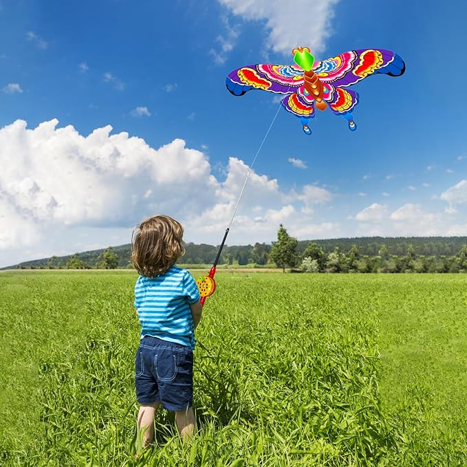 HENGDA KITE Fishing Rod Kite,for Kids and Adults,Easy to Fly,Excellent Fabric and Structure