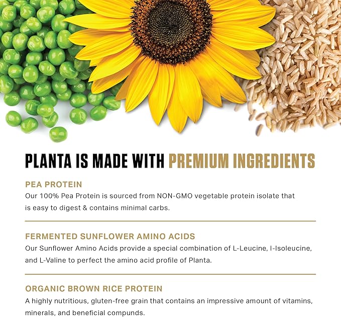 Ambrosia Planta - Premium Plant-Based Protein | Vegan & Keto Friendly | Gourmet Flavors with No