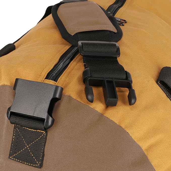 WHITEDUCK Heavy Duty Canvas Duffel Bag for Men and Women - Foldable Military Army Style Duffel Bag