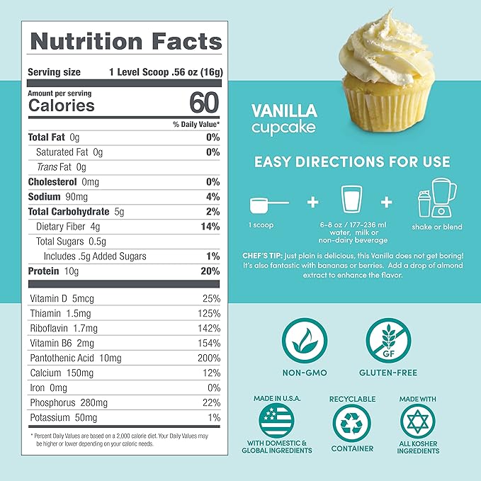 Designer Wellness, Designer Lite, Low Calorie Natural Protein, Prebiotic Fiber, Key Vitamins &