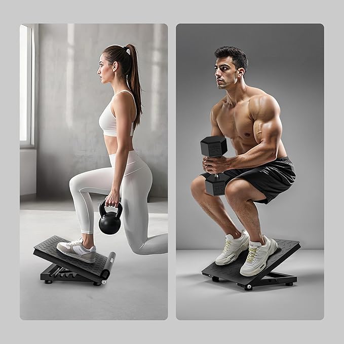 PROIRON Steel Slant Board for Calf Stretching,Calf Stretcher Slant Board for Squats 5 Adjustable