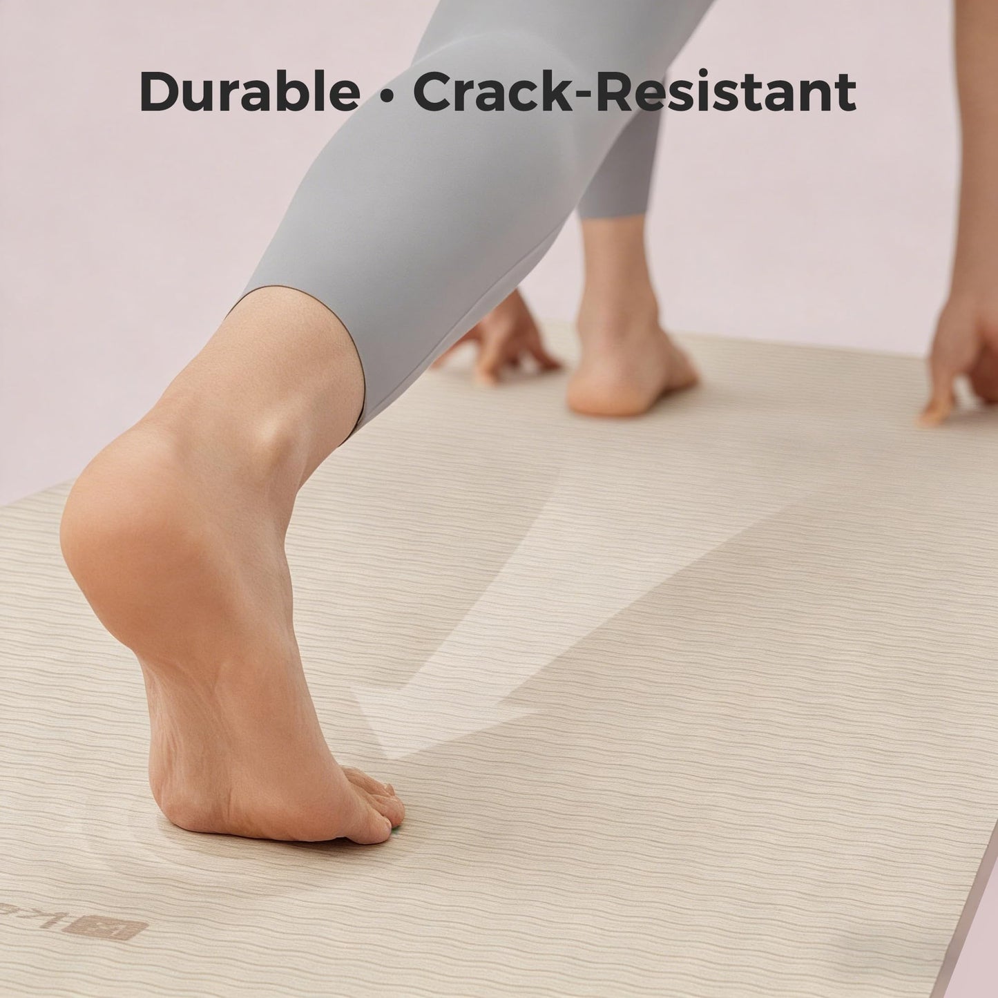 Keep 72" x 24" TPE Yoga Mat Non Slip, 1/4 Inch (6mm) Exercise Mat for Home Workout, Gym, Yoga