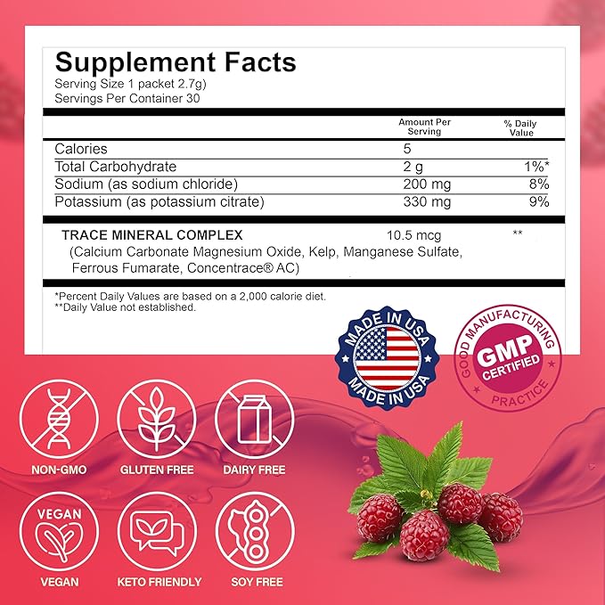 Dr. Price’s Electrolyte Mix | Sugar-Free Hydration Powder with 72+ Trace Minerals | No Sugar