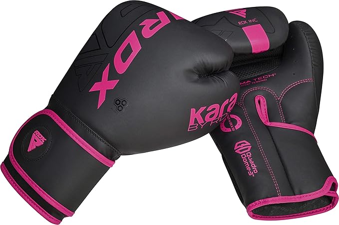 RDX Boxing Gloves, Pro Training Sparring, Maya Hide Leather, Muay Thai MMA Kickboxing, Men Women