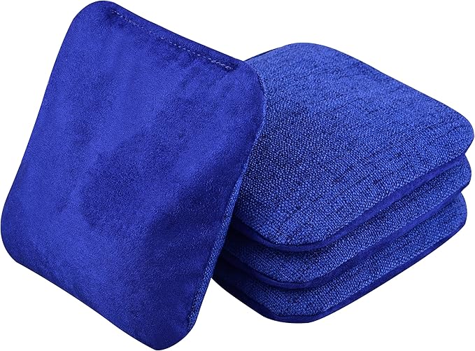 Professional Dual Sided Cornhole Bags- 16 oz 6x6 w/Premium Resin Fill - Official Tournament