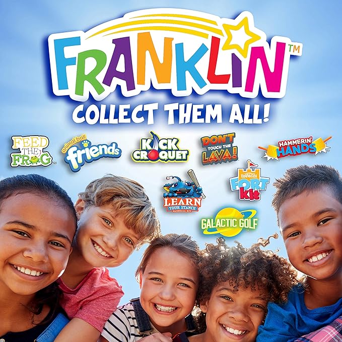 Franklin Sports Kick Croquet Game Set - Perfect for Kids and Adults - Combines Soccer and Croquet