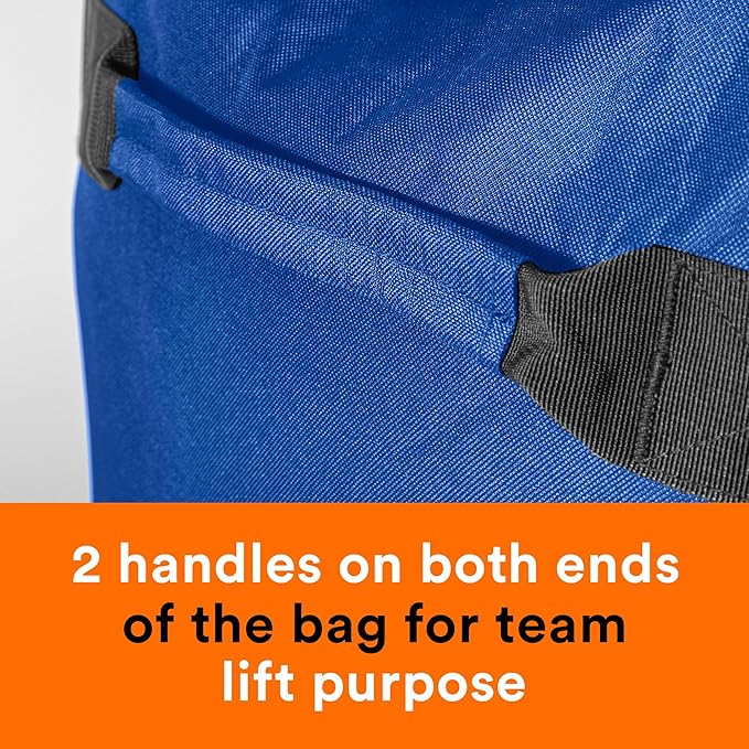 Fitdom 130L 36" Heavy Duty Extra Large Sports Gym Equipment Travel Duffle Bag W/Adjustable Shoulder