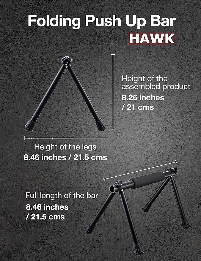 Push Up Bar ??Folding Dip Bar for Home Workout, Lightweight & Portable Strength Training Equipment