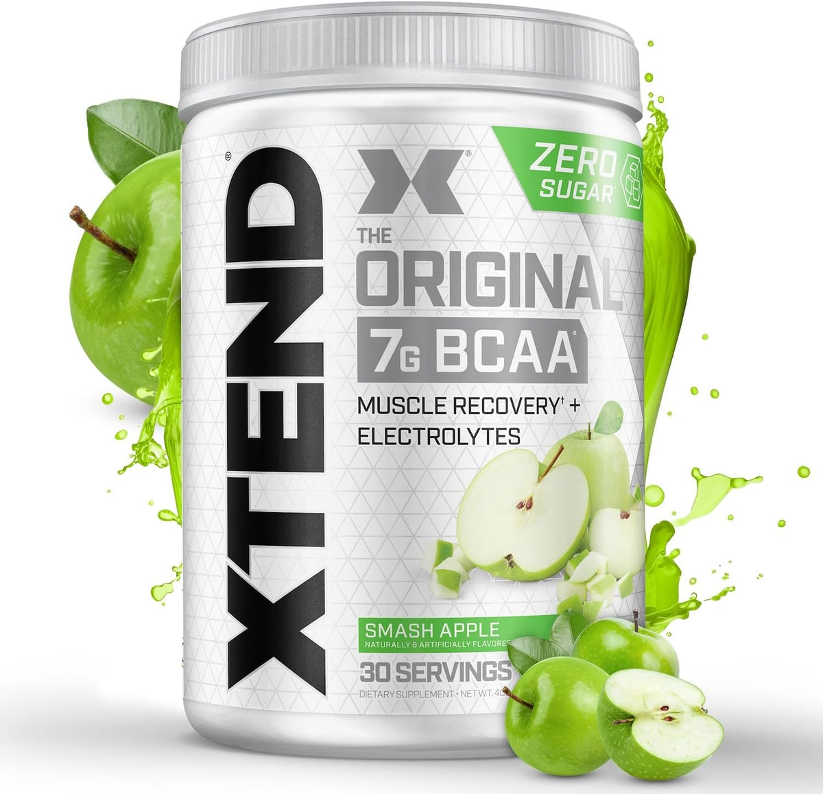 Xtend Original BCAA Powder 7g BCAA and 2.5g L-Glutamine, Sugar Free Post Workout Muscle Recovery