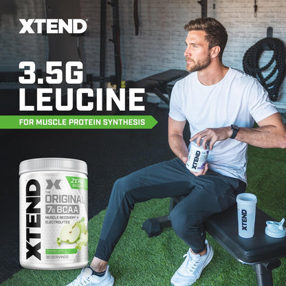 Xtend Original BCAA Powder 7g BCAA and 2.5g L-Glutamine, Sugar Free Post Workout Muscle Recovery