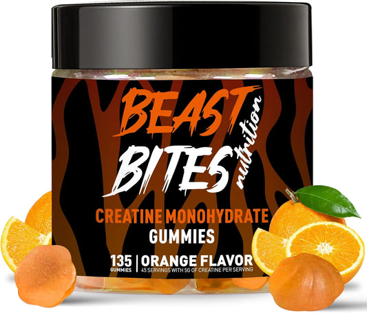 Creatine Monohydrate Gummies for Men & Women - 5g of Creatine Monohydrate per Serving - Sugar