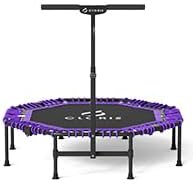 CLORIS 38in/48in Folding Trampoline - Max Load 220lbs / 450lbs Trampoline Rebounder Trampoline for