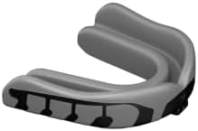 Velocity Champion Junior Mouthguard, 1 Pack, Black & Silver - for Ages 5 to 10 - Ideal for