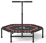 CLORIS 45'' Rebounder Trampoline for Adults - Max Load 450lbs, Mini Trampoline with Adjustable Foam