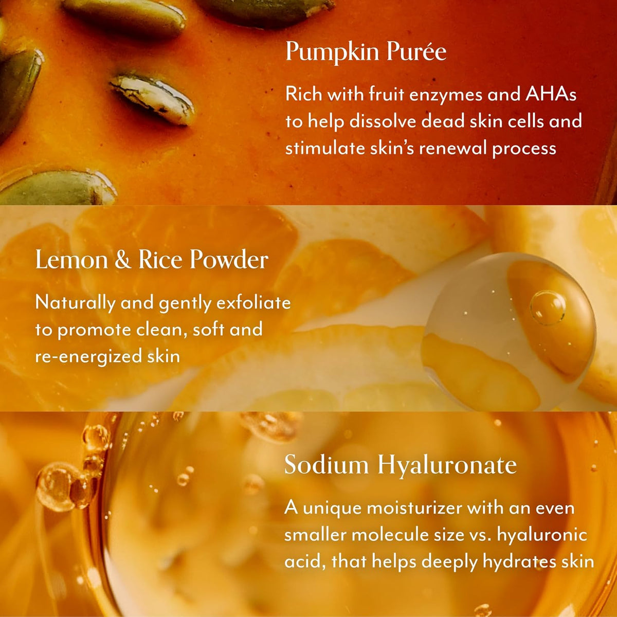Bliss Pumpkin Powerhouse Resurfacing Enzyme Mask with 10% AHA Pumpkin Blend, Hyaluronic Acid &