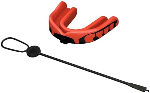 Velocity Champion Junior Mouthguard, 1 Pack, Black & Orange - for Ages 5 to 10 - Ideal for