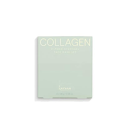 Karuna Skin - COLLAGEN Face Mask Sheets, Hydrogel 2-Piece Facial Mask, Age-Defying, Hydrating