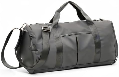 ZUEVI Sports Gym Duffel Bag for Men or Women Waterproof Weekender Travel Bag with Shoes Compartment