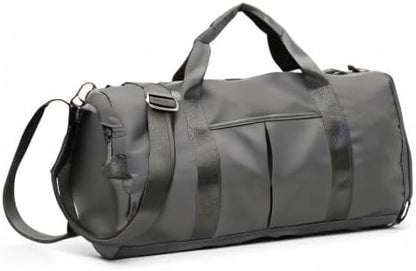 ZUEVI Sports Gym Duffel Bag for Men or Women Waterproof Weekender Travel Bag with Shoes Compartment