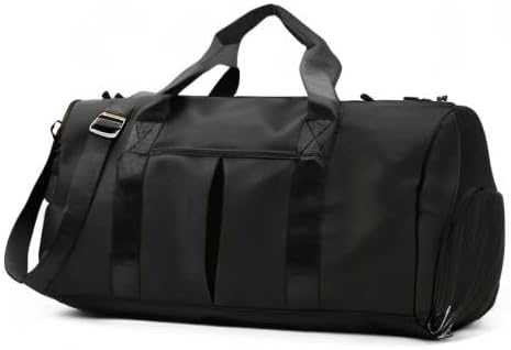 ZUEVI Sports Gym Duffel Bag for Men or Women Waterproof Weekender Travel Bag with Shoes Compartment