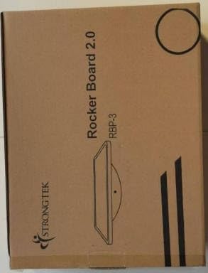 StrongTek Professional Wooden Balance Board, Rocker Board, Wood Standing Desk Accessory, Balancing