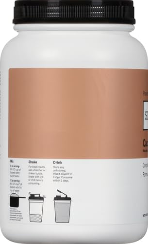 Soylent Complete Nutrition Meal Replacement Protein Powder, Cacao - Plant Based Vegan Protein, 39
