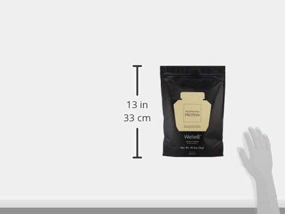 WelleCo Vegan Protein Powder, Gluten Free Premium Organic Sprouted Brown Rice & Pea Protein Blend