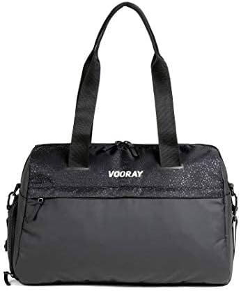 Vooray 25L Trainer Duffel Bag ??Lightweight Travel Duffel for Women and Men with Shoe Pocket