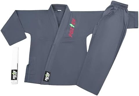 Kids Brazilian Jiu Jitsu Gi For Kids BJJ Gi Youth Grappling Kimonos Preshrunk Lightweight Martial