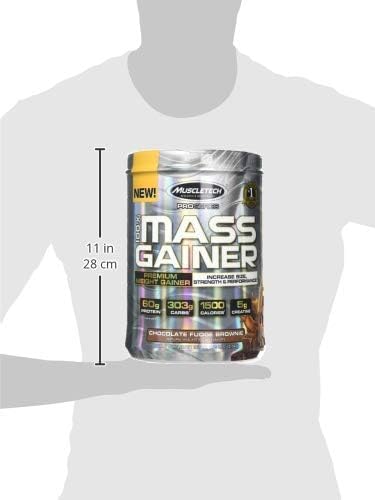 MuscleTech High Protein Mass Gainer for Men & Women - Protein Powder Shakes for Weight Gain, Muscle