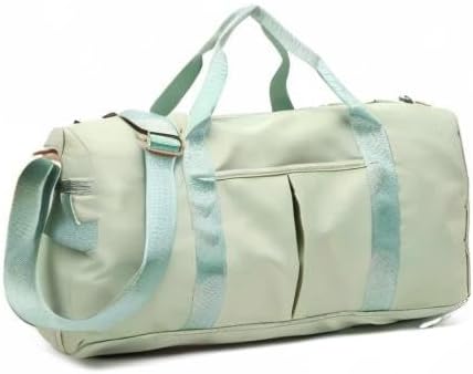 KARRESLY Sports Gym Bag for Women or Men Travel Duffel Bag with Wet Pocket and Shoes Compartment