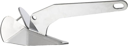 GAOMON 316 Stainless Steel Delta-Style Anchor, Fluke Anchor for Pontoon, Dinghies, Fishing Boats
