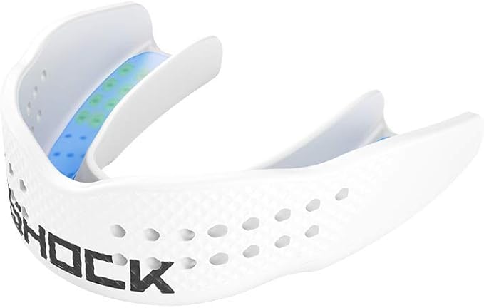 Shock Doctor Sports Mouth Guard, Breathable Low Profile Custom Fit, Basketball, Football, Lacrosse