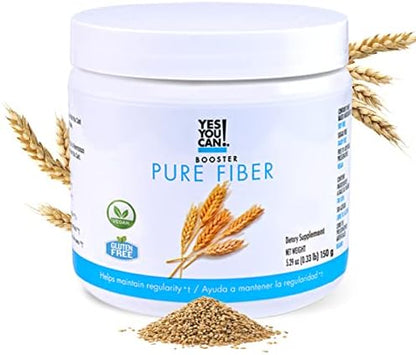 Yes You Can! Shake Booster Pure Fiber, Add to Complete Meal Replacement Shakes or Protein Shakes