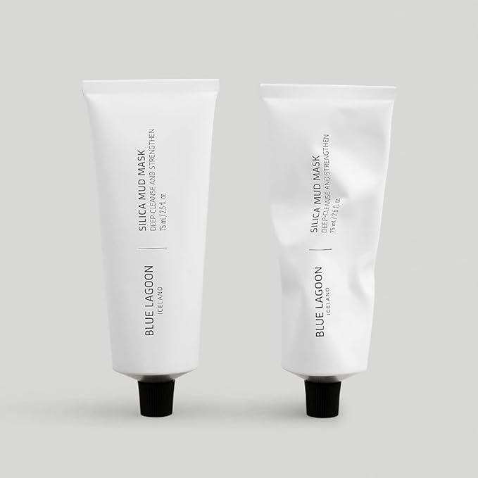 Blue Lagoon - Deep Cleansing Silica Face Mask For Enhanced Glow - Hydrating and Moisturizing Face