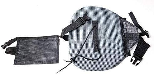 Cushioned Seat Pad, Gel Seat Pad for Canoes with Water Bottle/Thermos Holder, Portable Seat Cushion