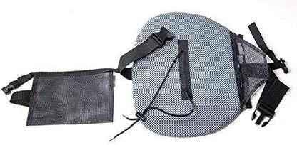 Cushioned Seat Pad, Gel Seat Pad for Canoes with Water Bottle/Thermos Holder, Portable Seat Cushion