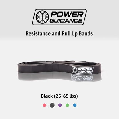 POWER GUIDANCE Pull Up Assist Bands - Stretch Resistance Band - Mobility Band - Powerlifting Bands