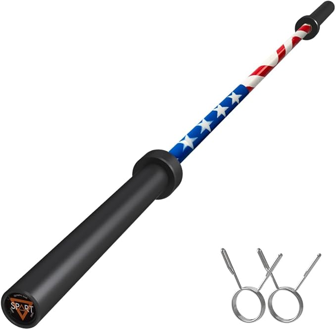 7FT Olympic Barbell Bar with Weight Plate Set Combo, Solid Olympic Bar with Bearings, 700Lbs