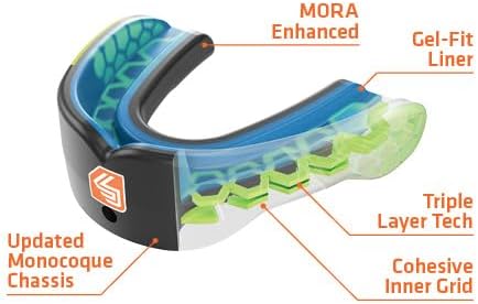 Shock Doctor, Gel Max Power Flavor Mouth Guard, Football, Lacrosse, Hockey, MMA, Boxing, Youth &