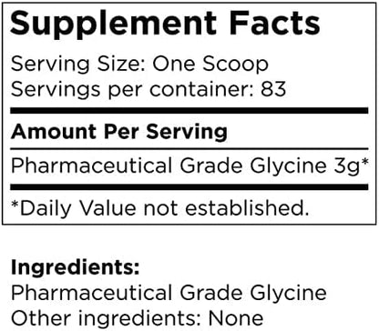 Glycine Powder 250g | Non-Essential Amino Acids Supplement for Post Workout Muscle Recovery