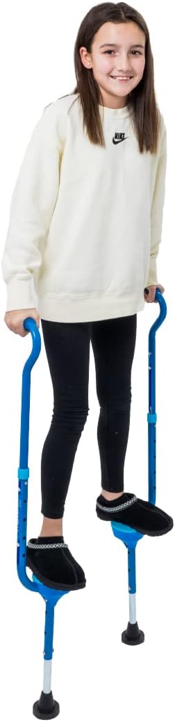 Flybar Maverick Walking Stilts for Kids - 5 Adjustable Height’s, Sturdy, Easy Assembly, Wide