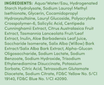 Sand & Sky Oil Control Gentle Face Cleanser with AHA & BHA - pH-Balanced Blemish Cleanser, Reduces