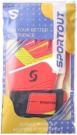 Sportout Kids Goalkeeper Gloves, Soccer Gloves with Double Wrist Protection and Non-Slip Wear