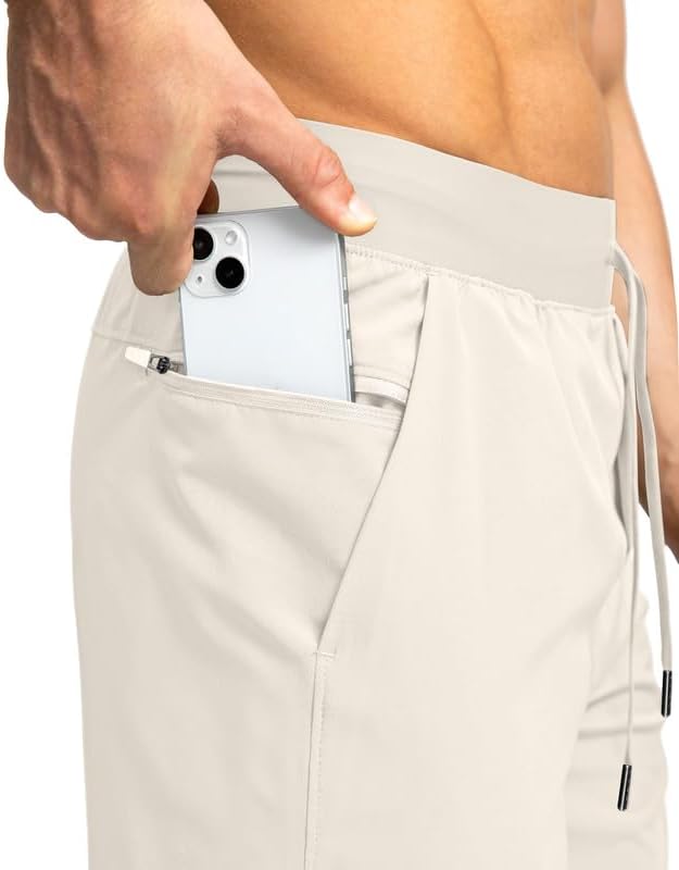 Men's Running Shorts with Zipper Pockets 9 Inch/ 7 Inch / 5 Inch Lightweight Quick Dry Gym Workout