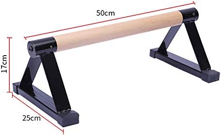 LONGTA Wooden Stretch Stand, Pushup Stands Bars Calisthenics Handstand,Non-Slip Yoga and Gymnastic